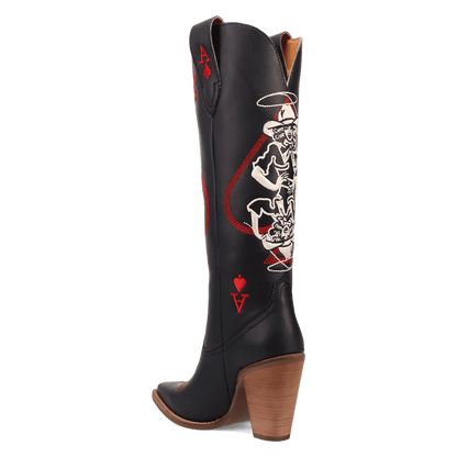 Dingo1969 ACE OF SPADES LEATHER BOOT