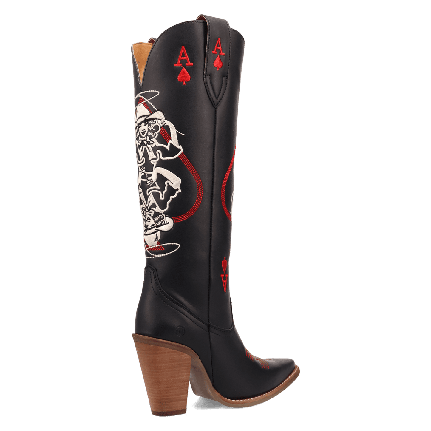 Dingo1969 ACE OF SPADES LEATHER BOOT