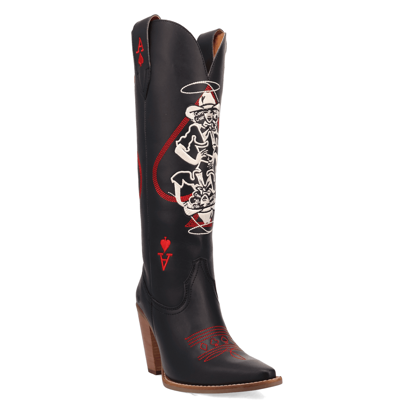 Dingo1969 ACE OF SPADES LEATHER BOOT