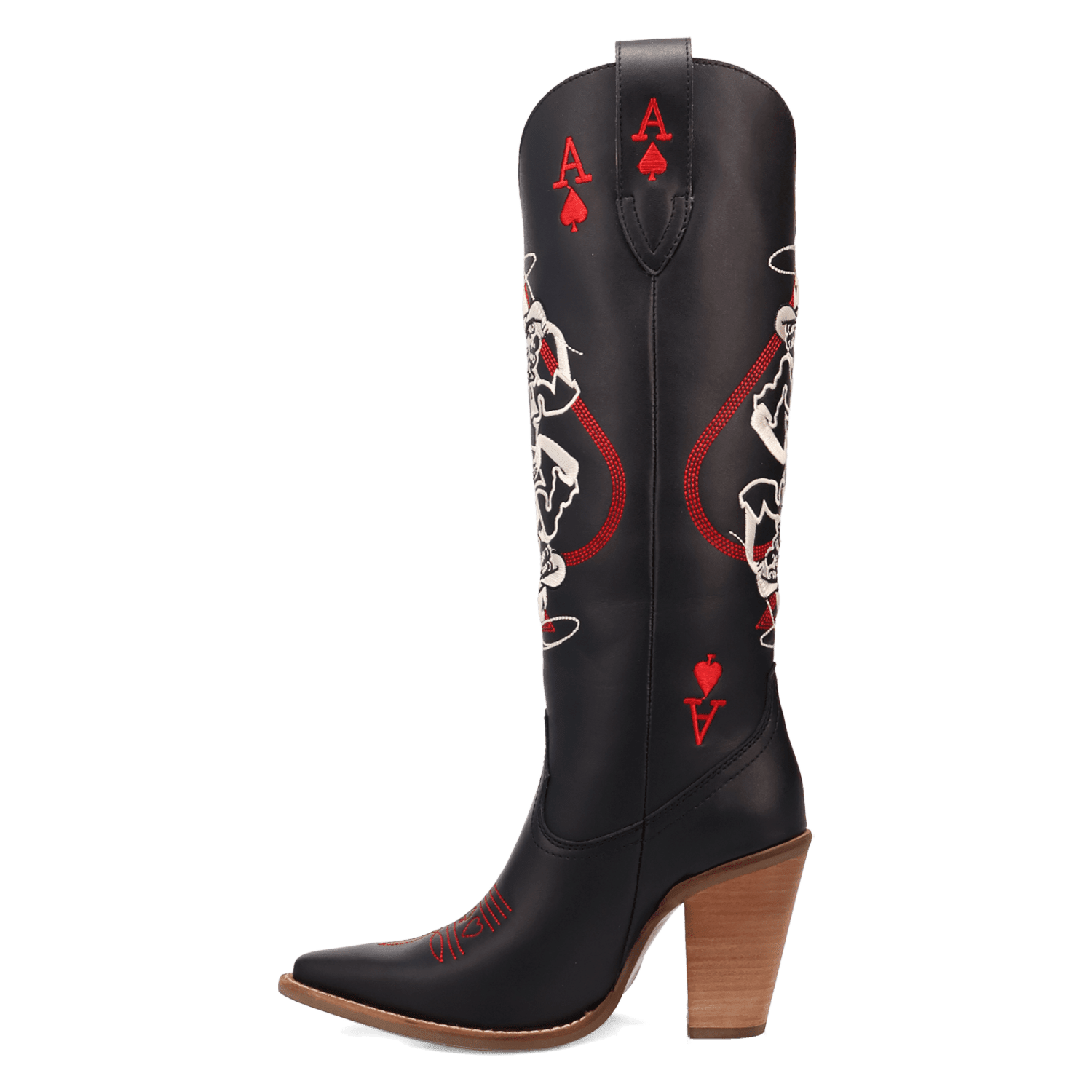 Dingo1969 ACE OF SPADES LEATHER BOOT