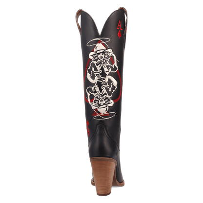 Dingo1969 ACE OF SPADES LEATHER BOOT