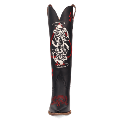 Dingo1969 ACE OF SPADES LEATHER BOOT