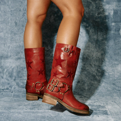 Dingo1969 BLACKLIST LEATHER BOOT