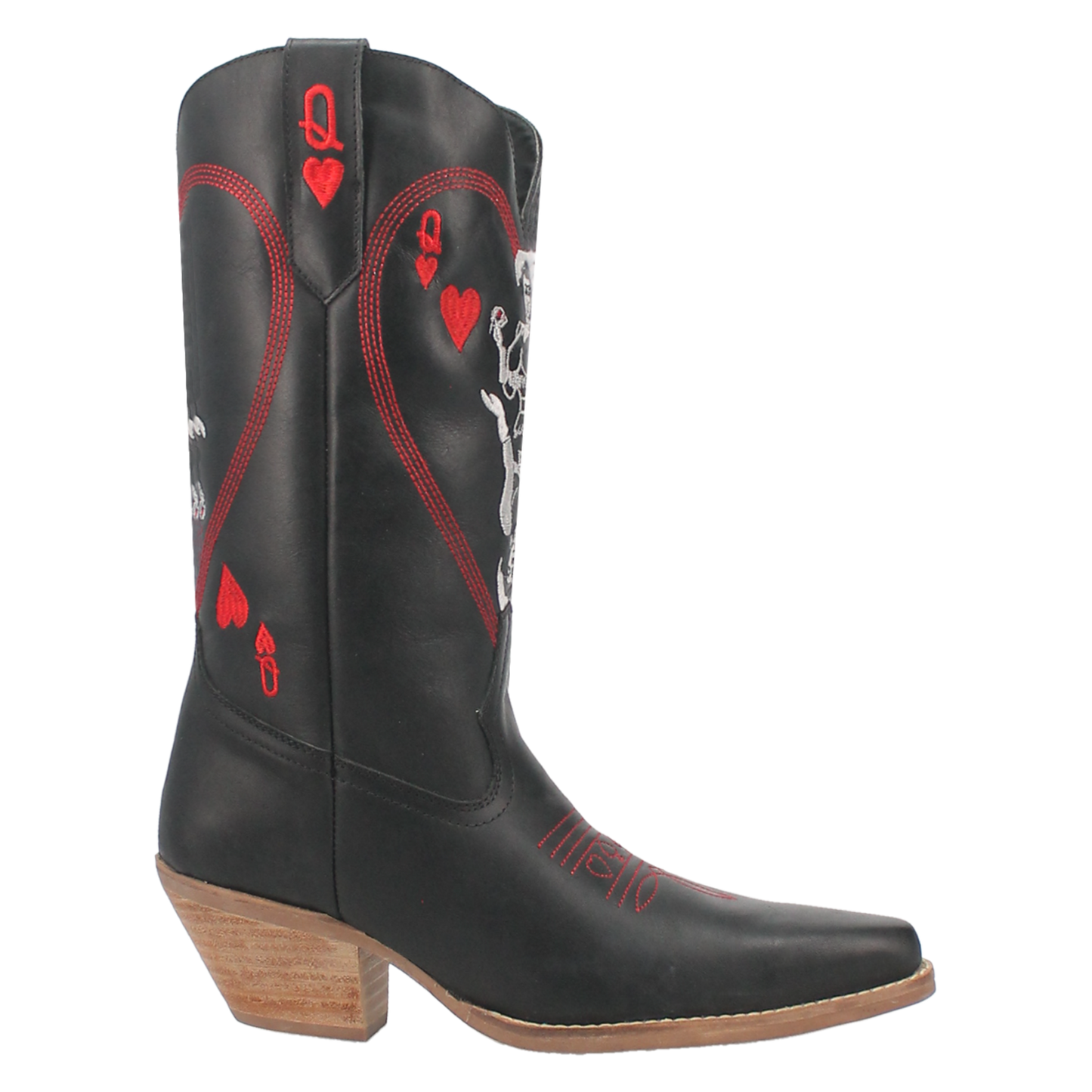 Dingo1969 QUEEN A HEARTS LEATHER BOOT