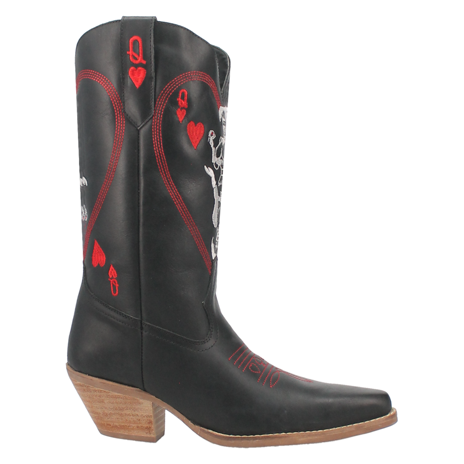 Dingo1969 QUEEN A HEARTS LEATHER BOOT