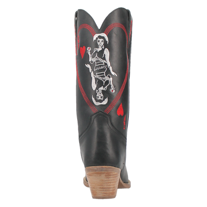 Dingo1969 QUEEN A HEARTS LEATHER BOOT