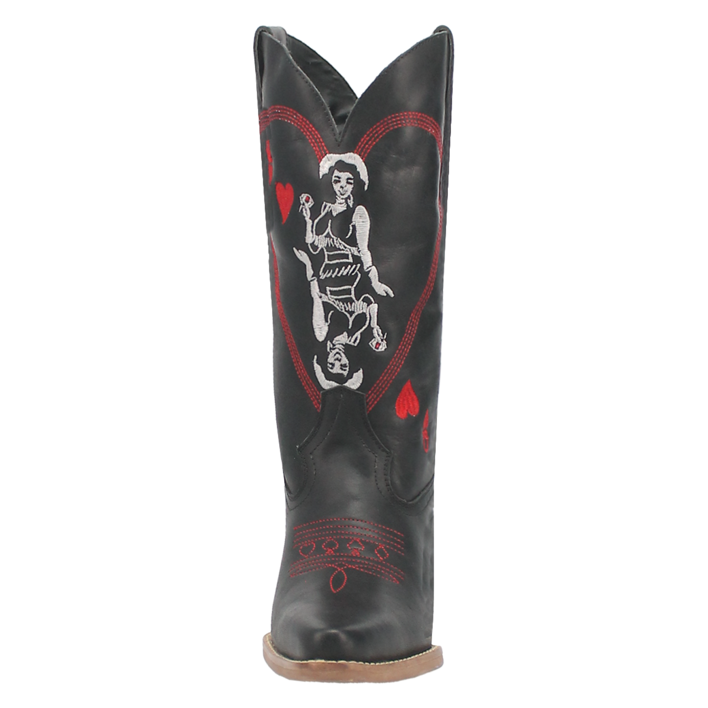 Dingo1969 QUEEN A HEARTS LEATHER BOOT