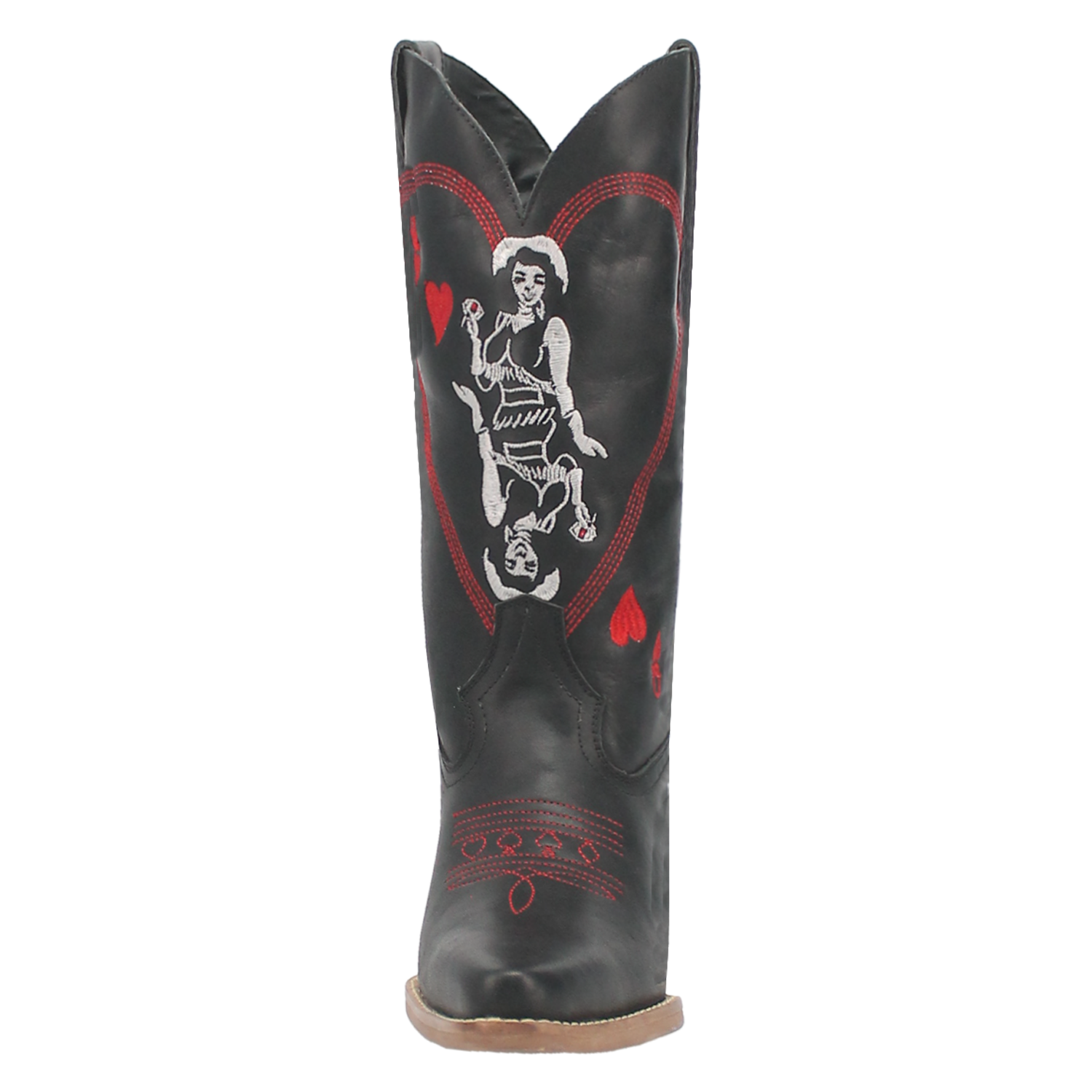 Dingo1969 QUEEN A HEARTS LEATHER BOOT