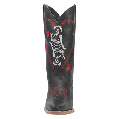 Dingo1969 QUEEN A HEARTS LEATHER BOOT