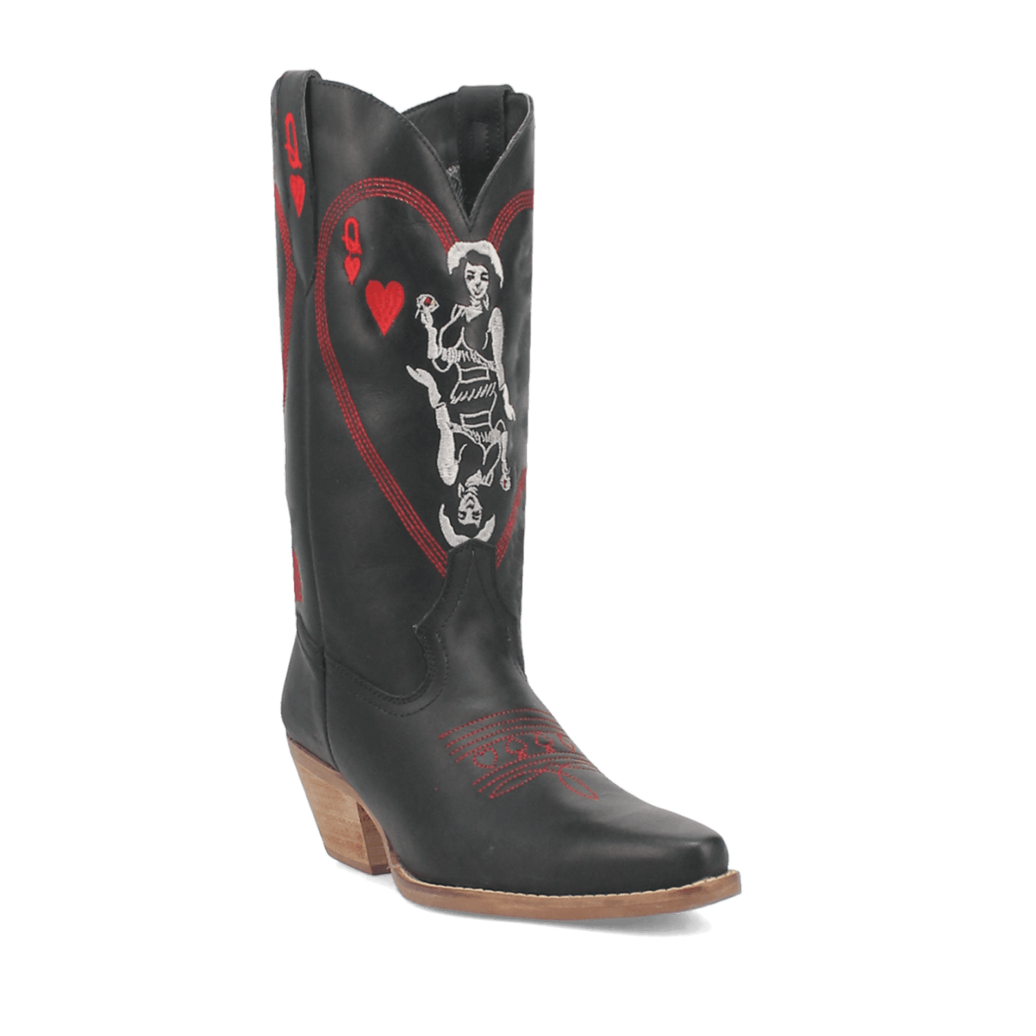 Dingo1969 QUEEN A HEARTS LEATHER BOOT