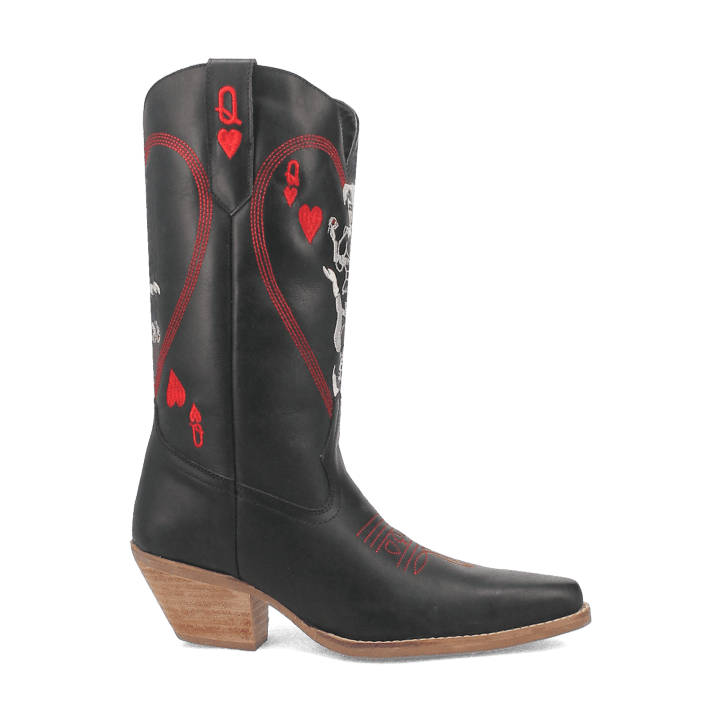 Dingo1969 QUEEN A HEARTS LEATHER BOOT