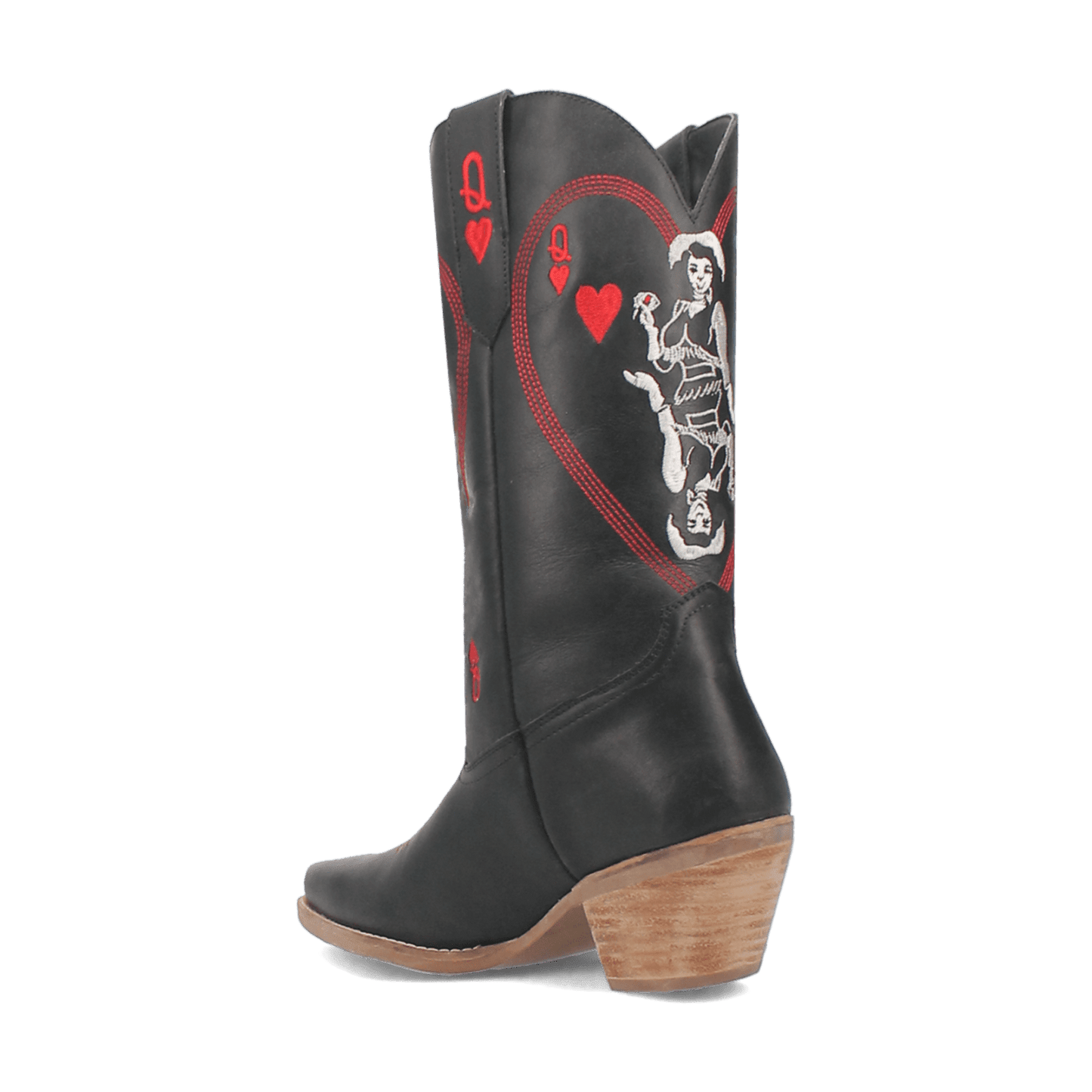 Dingo1969 QUEEN A HEARTS LEATHER BOOT