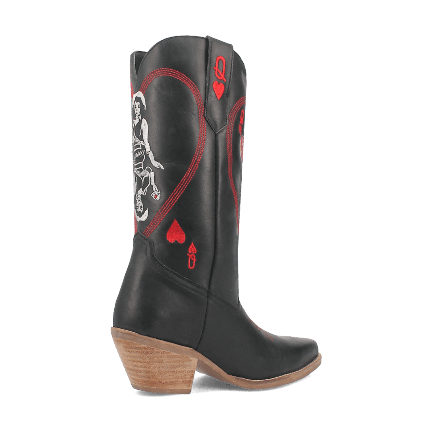 Dingo1969 QUEEN A HEARTS LEATHER BOOT