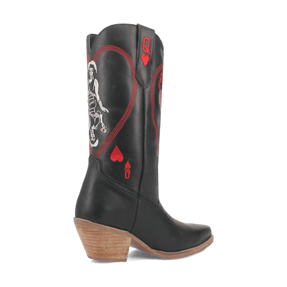 Dingo1969 QUEEN A HEARTS LEATHER BOOT