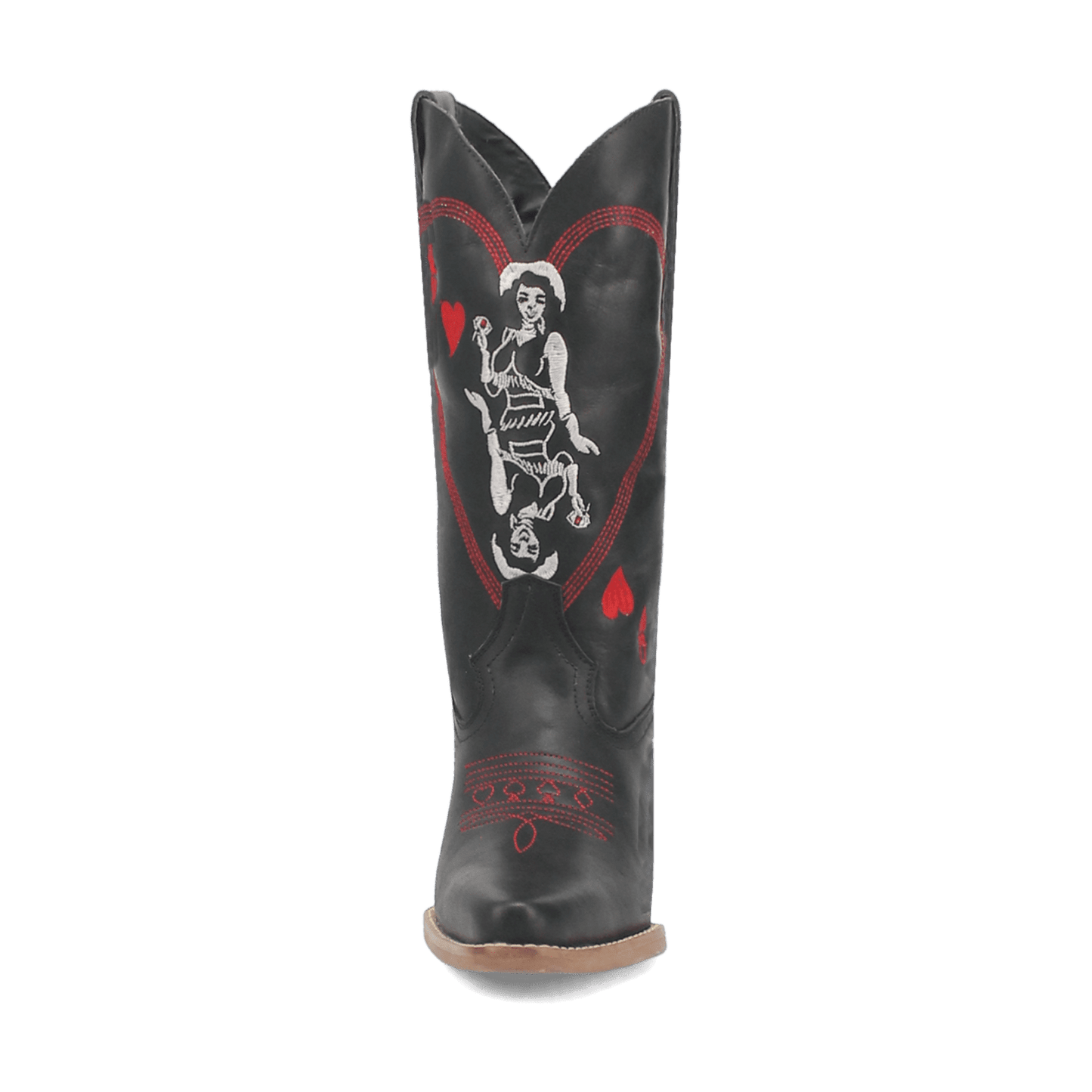 Dingo1969 QUEEN A HEARTS LEATHER BOOT