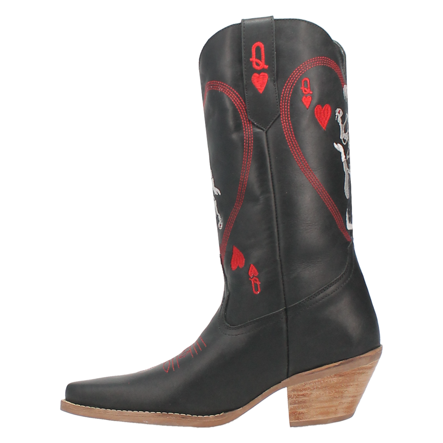Dingo1969 QUEEN A HEARTS LEATHER BOOT